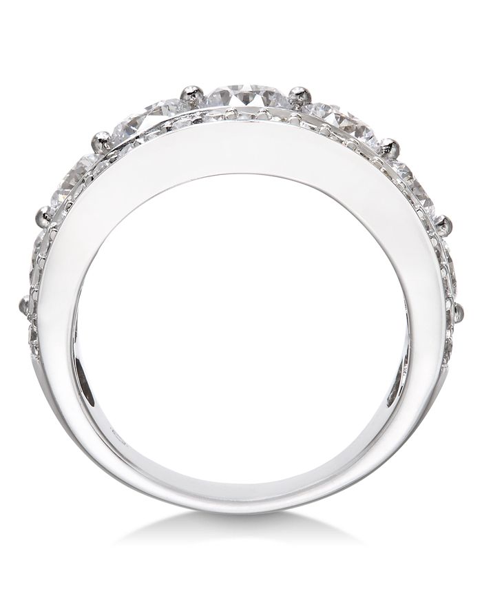 Macy's Diamond Fancy Band (3 ct. t.w.) in 14k White Gold & Reviews