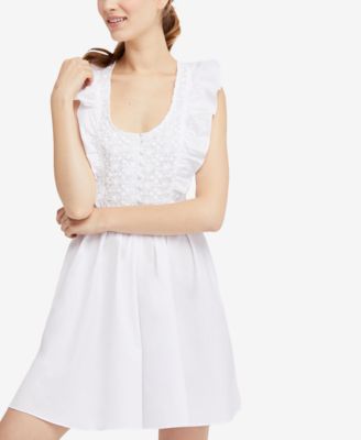Free People - Half Moon Cotton Mini Dress
