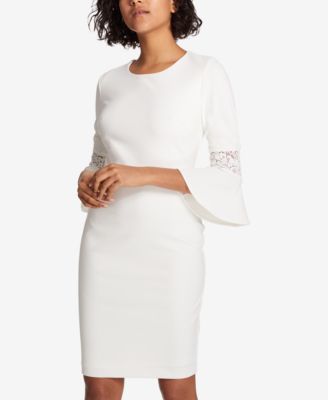 tommy hilfiger white lace dress