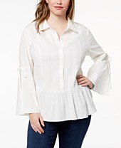 Style & Co Plus Size Tops - Macy's