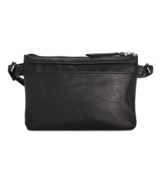 macy's black crossbody purse