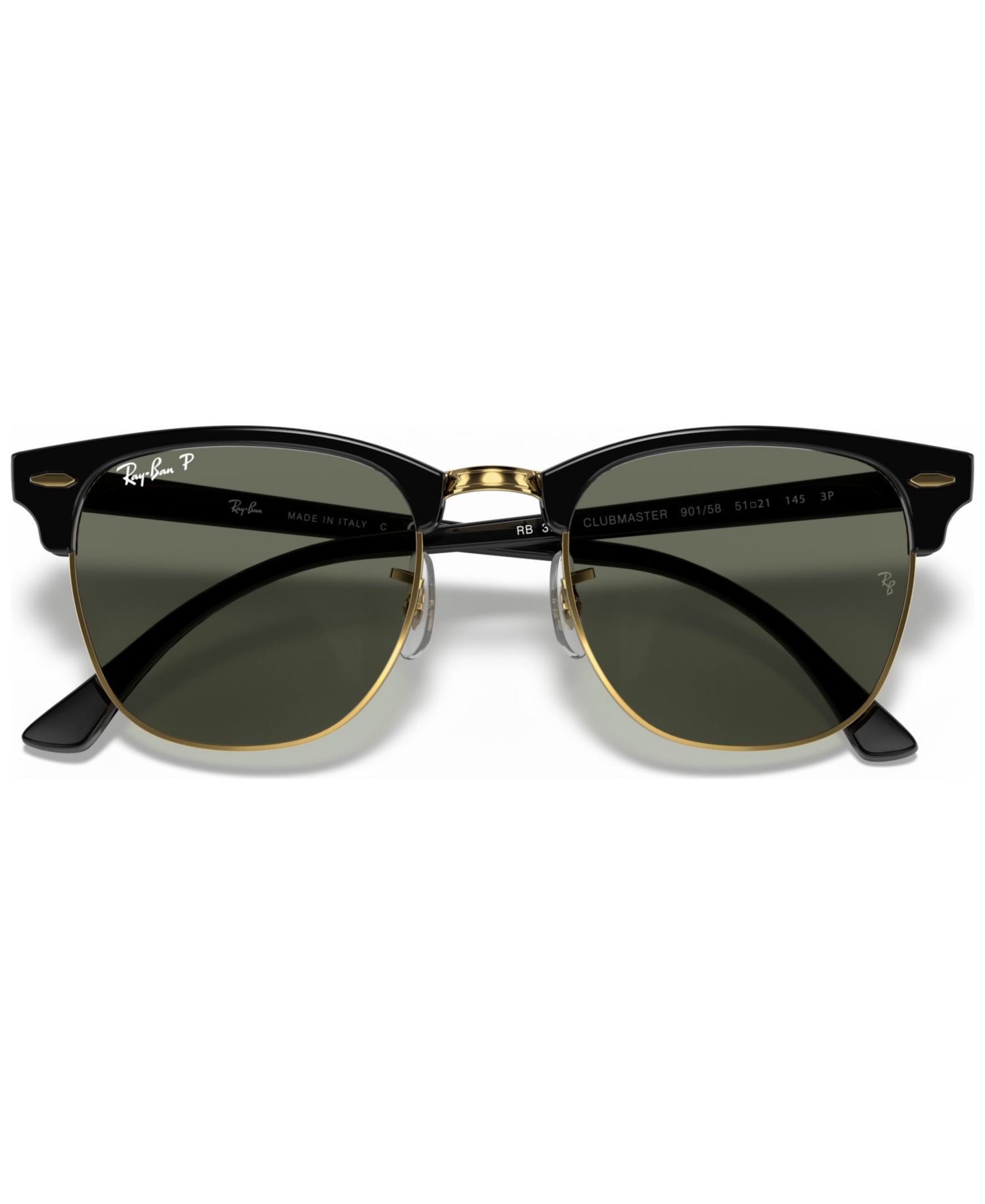 Men's Polarized Club Master Sunglasses, RB3016
