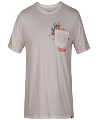 Hurley - Men's Overgrown Floral-Print Pocket T-Shirt