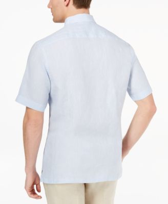 Tasso Elba Men's Island  Linen Shirt, Created for Macy's 