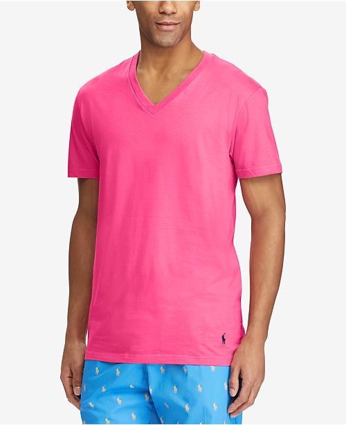 Polo Ralph Lauren Men's Classic Fit VNeck TShirts, 3Pack Underwear