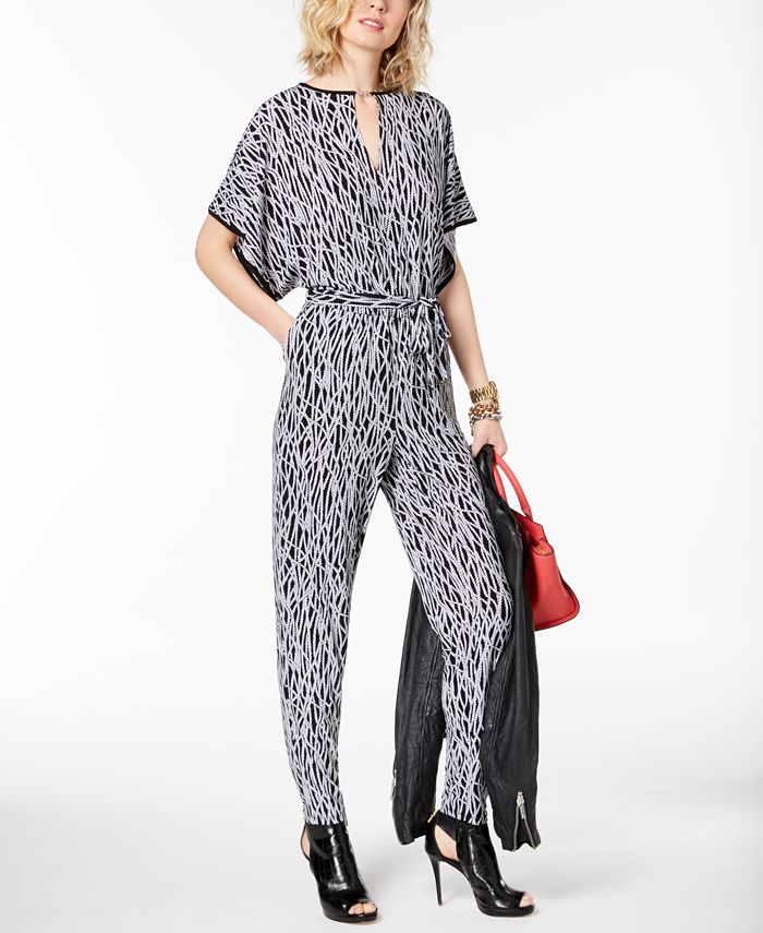 Michael Kors SquareSleeve Jumpsuit Macy's