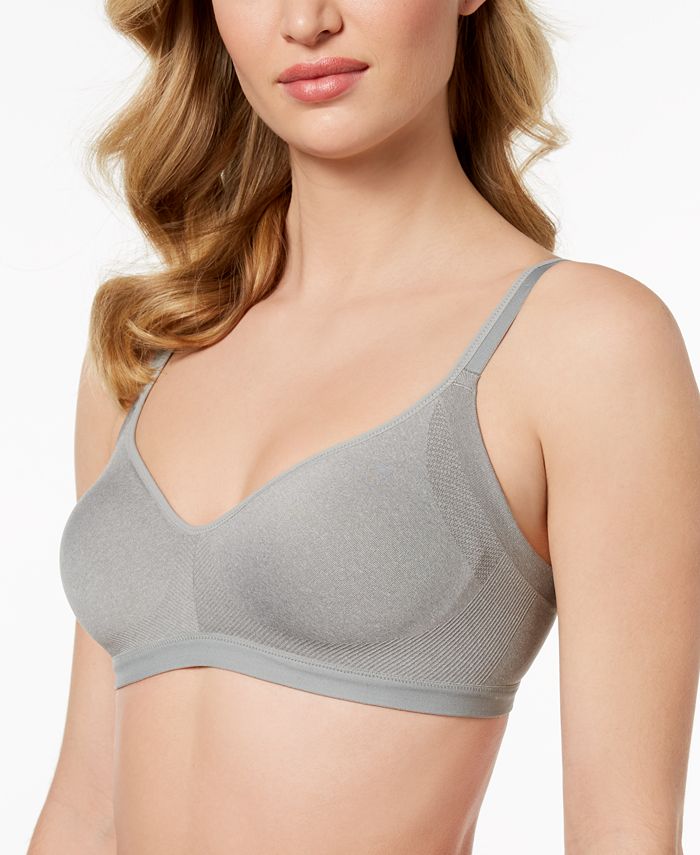 Warner's Warners® Invisible Bliss® Cotton Comfort Wireless Lift T-shirt Bra  RN0141A - Macy's