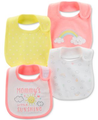 baby girl teething bibs