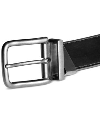 Men's Bubble Reversible Leather Belt