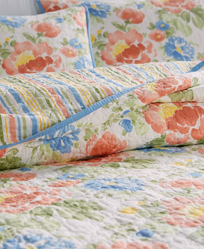 Martha Stewart Collection CLOSEOUT! Savannah Rose Reversible 100