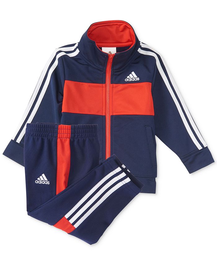 adidas 2-Pc. Team Tricot Jacket & Pants Set, Toddler Boys - Macy's