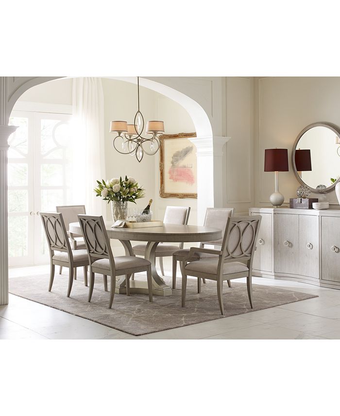 Furniture Rachael Ray Cinema Oval, Macy S Dining Room Sets Round