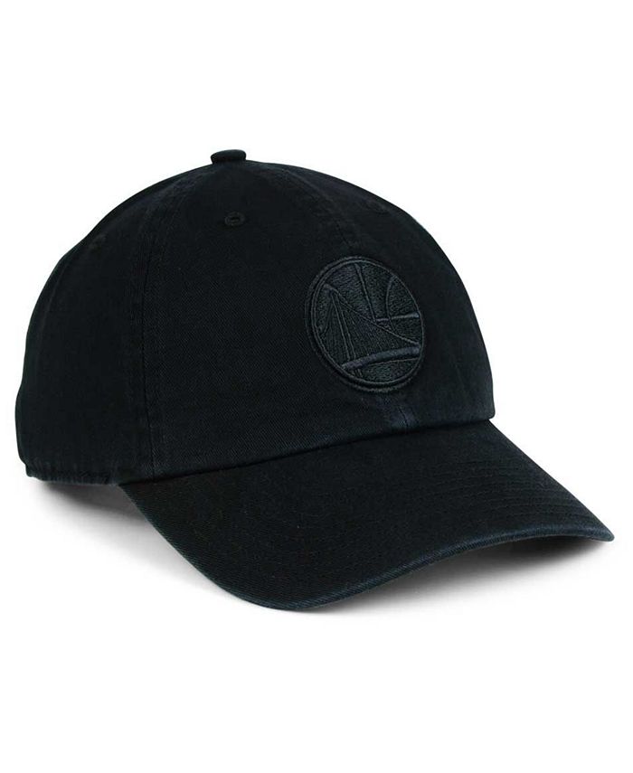 '47 Brand Golden State Warriors Black on Black CLEAN UP Cap & Reviews ...
