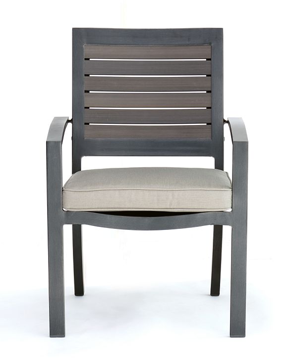 Furniture Marlough II Aluminum Outdoor Dining Chair with ...