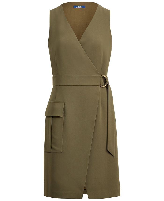 Polo Ralph Lauren Cargo Wrap Dress & Reviews - Dresses - Women - Macy's