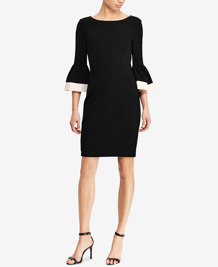 Lauren Ralph Lauren Bell-Sleeve Dress, Regular & Petite Sizes, Created ...