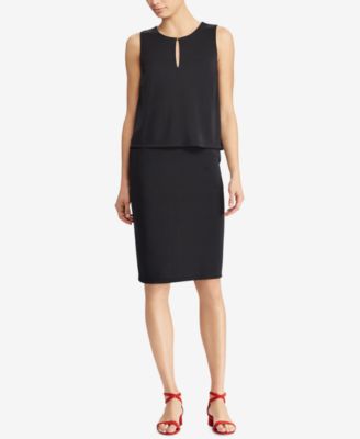 Lauren Ralph Lauren - Keyhole Overlay Dress