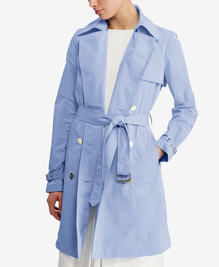 Lauren Ralph Lauren Women's Belted Water Resistant Trench Coat, Created for  Macy's - Macy's