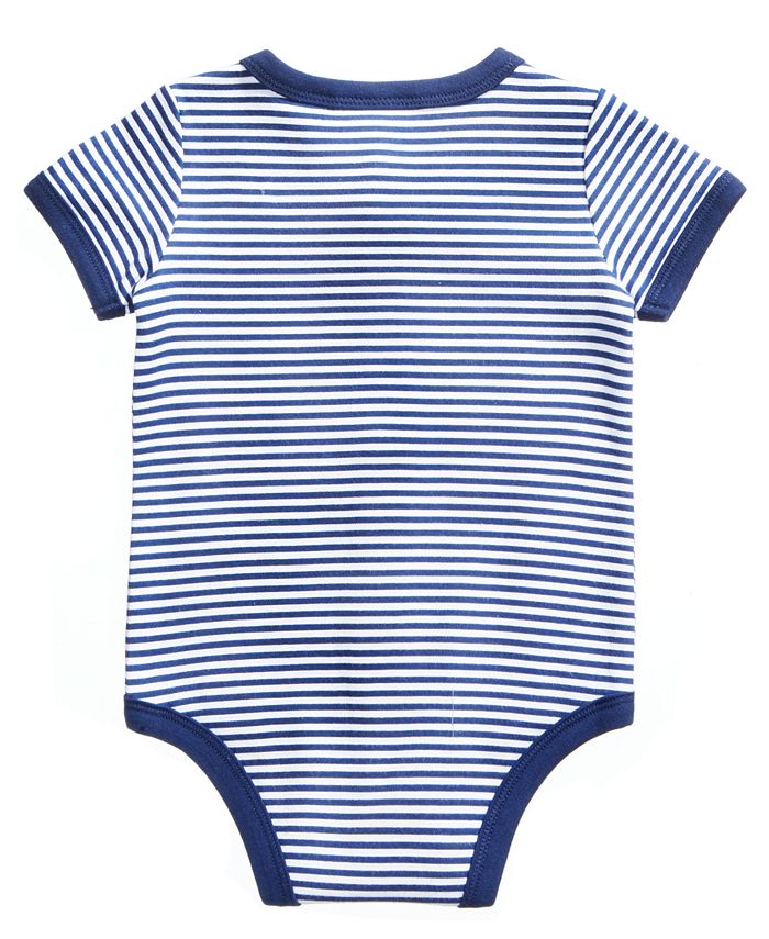 First Impressions Striped Bowtie Cotton Bodysuit, Baby Boys, Created ...