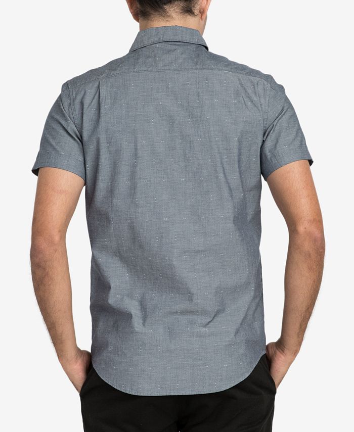 RVCA Men's Arrows Geo-Print Button-Down Shirt - Macy's