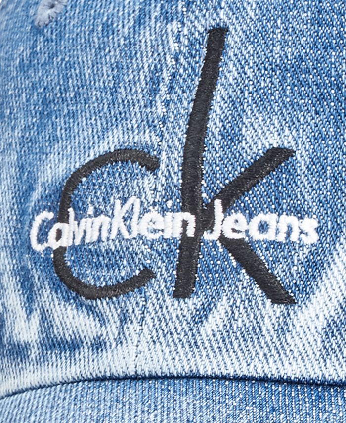 Calvin Klein Jeans Men's Denim Logo Cap - Macy's