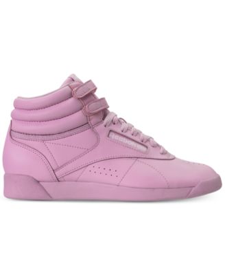 Reebok Women's Freestyle High Top Casual Sneakers from Finish Line