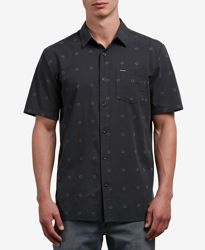 Volcom Men's Trenton Geometric Print Shirt - Macy's