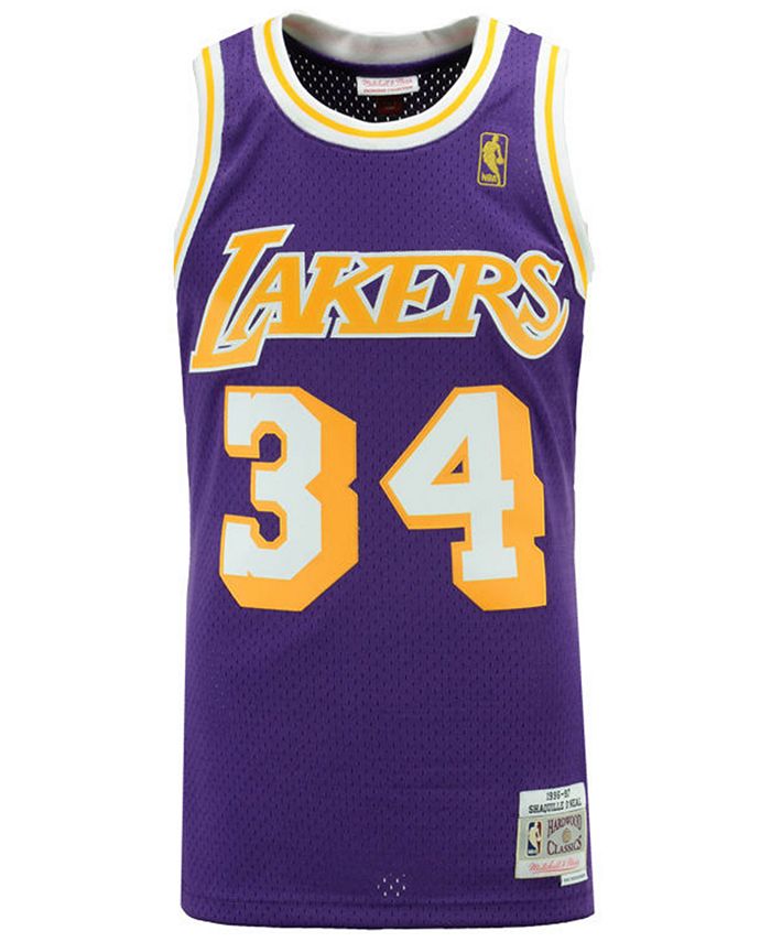 Mitchell & Ness Men's Shaquille O'Neal Miami Heat Authentic Jersey - Macy's