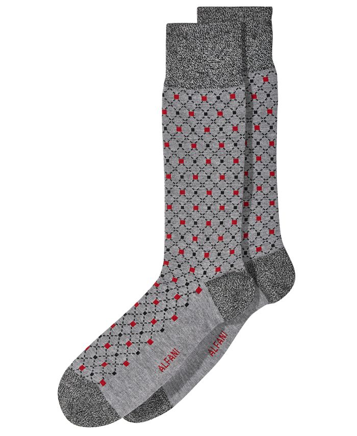 Alfani Men's BoxDiamond Dress Socks, Created for Macy's Macy's