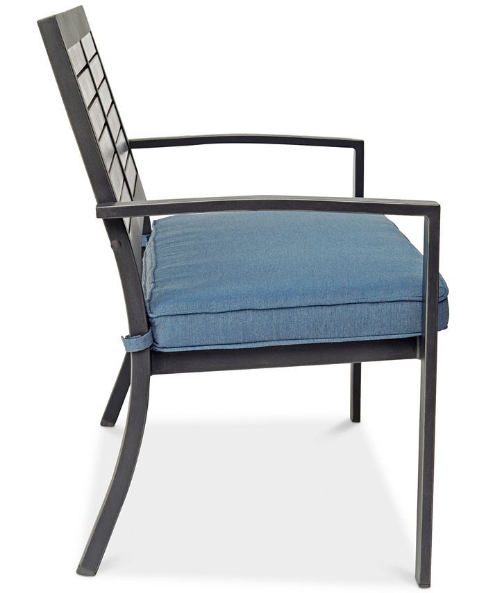 Furniture CLOSEOUT! Harlough II 52" Outdoor Dining Bench and with Sunbrella® Cushion, Created
