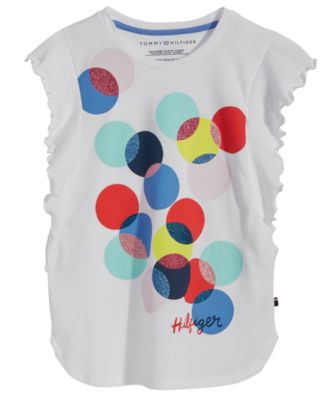 Tommy Hilfiger - Dot-Print T-Shirt, Big Girls (7-16)