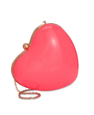 betsey johnson heart shaped purse