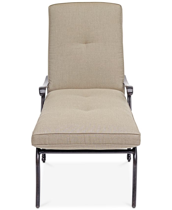 Agio CLOSEOUT! Chateau Aluminum Outdoor Chaise Lounge, Created for Macy