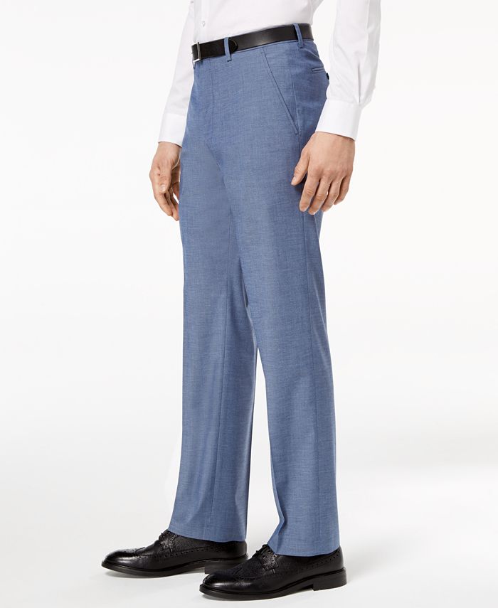 Alfani Men's SlimFit Performance Stretch Light Blue Suit Pants
