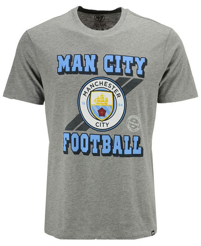'47 Brand Men's Manchester City Club Team Stripe Club T-Shirt - Macy's
