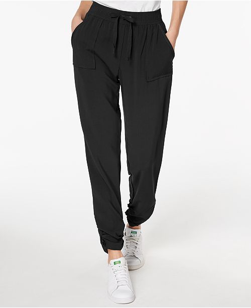 Hippie Rose Juniors Ruched Jogger Pants Reviews Leggings Pants Juniors Macy S