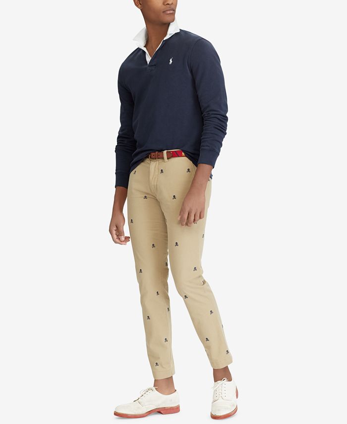 Polo Ralph Lauren Men's Stretch Straight-Fit Chino Pants - Macy's