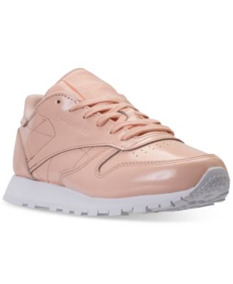 Reebok - Women's Classic Leather Patent Casual Sneakers from Finish Line