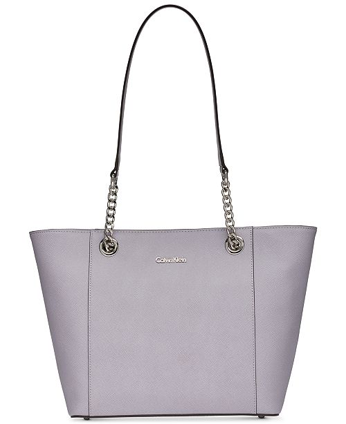 Calvin Klein Hayden Chain Strap Tote & Reviews Handbags & Accessories
