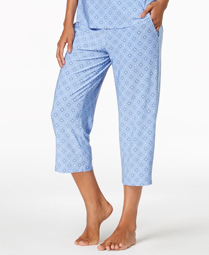 Alfani Printed Cropped Pajama Pants, Created for Macy's & Reviews ...