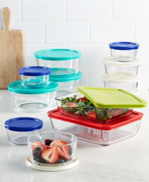 Pyrex 22 Piece Food Storage Container Set, Created for Macy's