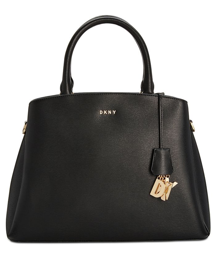 DKNY Paige Leather Large Satchel, Created for Macy's - Macy's