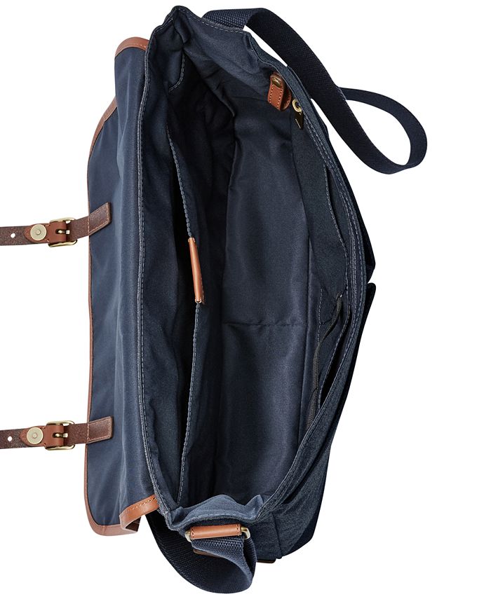 Fossil Men's Buckner Canvas Messenger Bag Macy's
