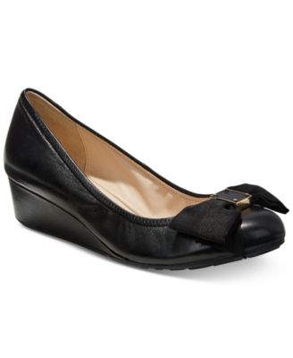 Cole haan tali grand bow wedge 65 on sale