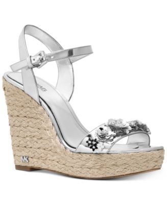 Espadrille Wedges Michael Kors Silver Wedges Silver Espadrille