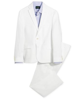 ralph lauren white linen jacket