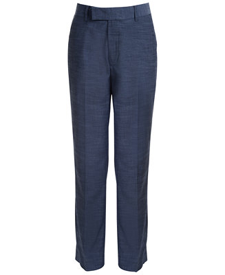 Calvin Klein Big Boys Plain Weave Suit Pants - Macy's