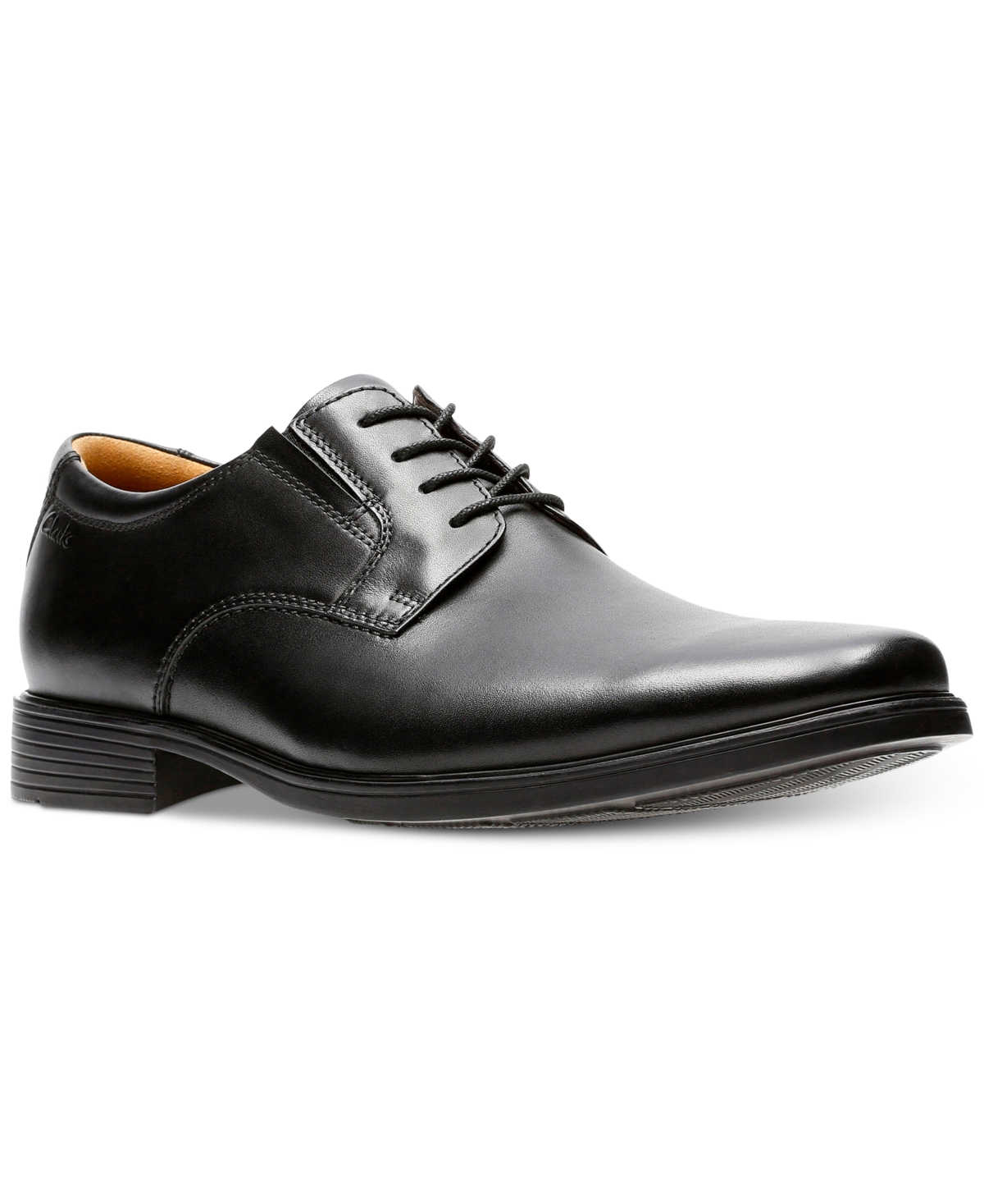 Collection Men's Tilden Plain-Toe Oxford Dress Shoes - Black Leather