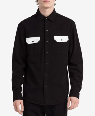 Calvin Klein Jeans - Men's Contrast Pocket Western Shirt