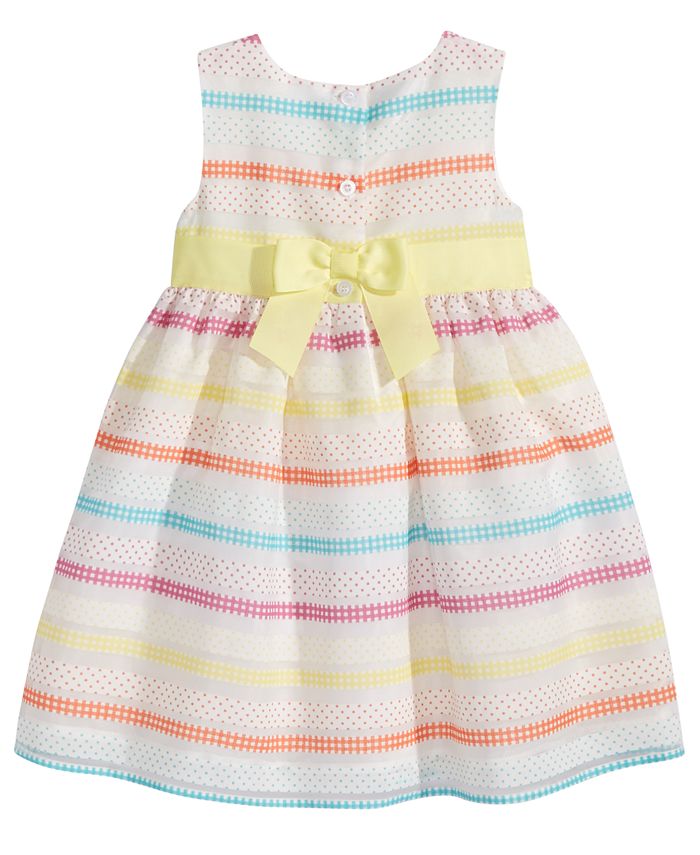 Blueberi Boulevard 2-Pc. Cardigan & Striped Dress Set, Toddler Girls ...